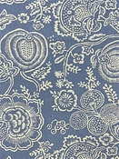 Meena Indigo Floral P Kaufmann Fabric